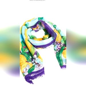 VERA BRADLEY SQUARE SOFT FRINGE SCARF